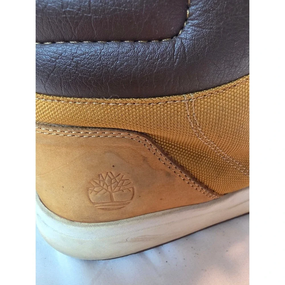 Timberland Davis Square Chukka Boots Wheat Nubuck Cordura Mens 10.5 A1MHZ